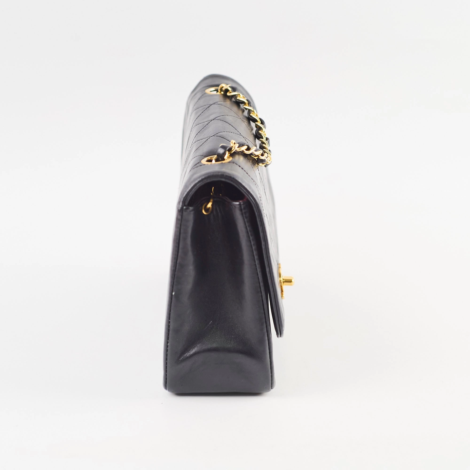 Chanel Medium Diana Bag Black Lambskin