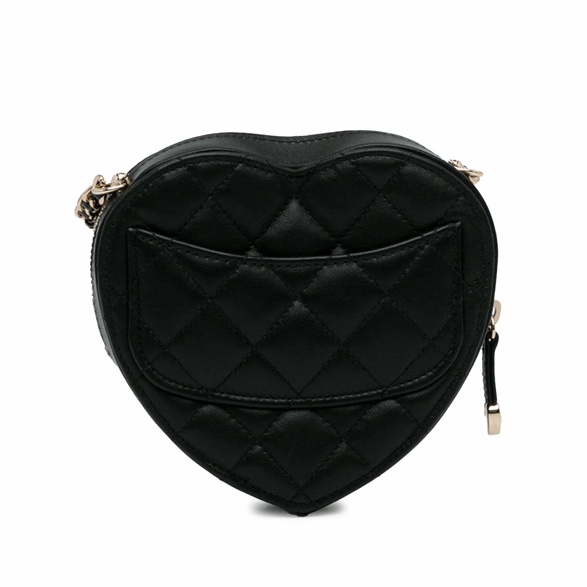 Chanel Mini Lambskin Cc In Love Heart Crossbody