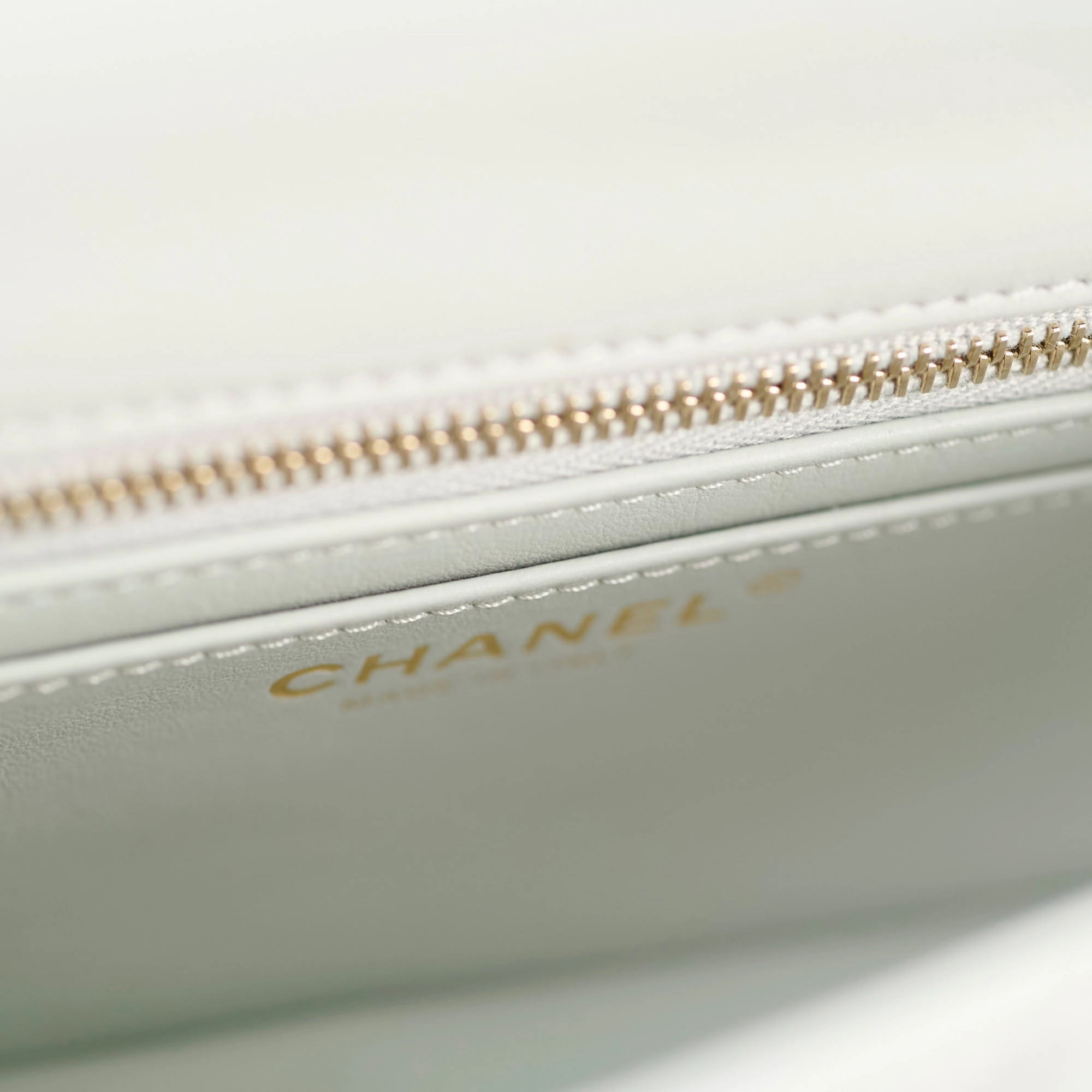 Chanel Mini Rectangular Pearl Crush Light Grey