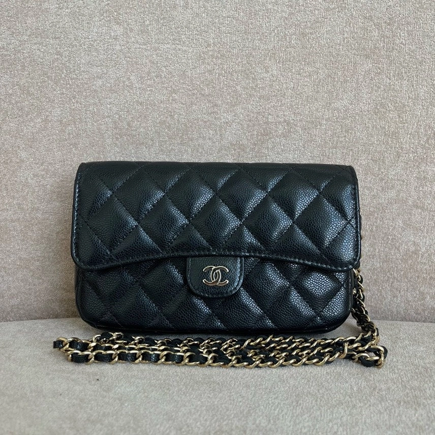 Chanel Preloved Black Classic Crossbody Bag