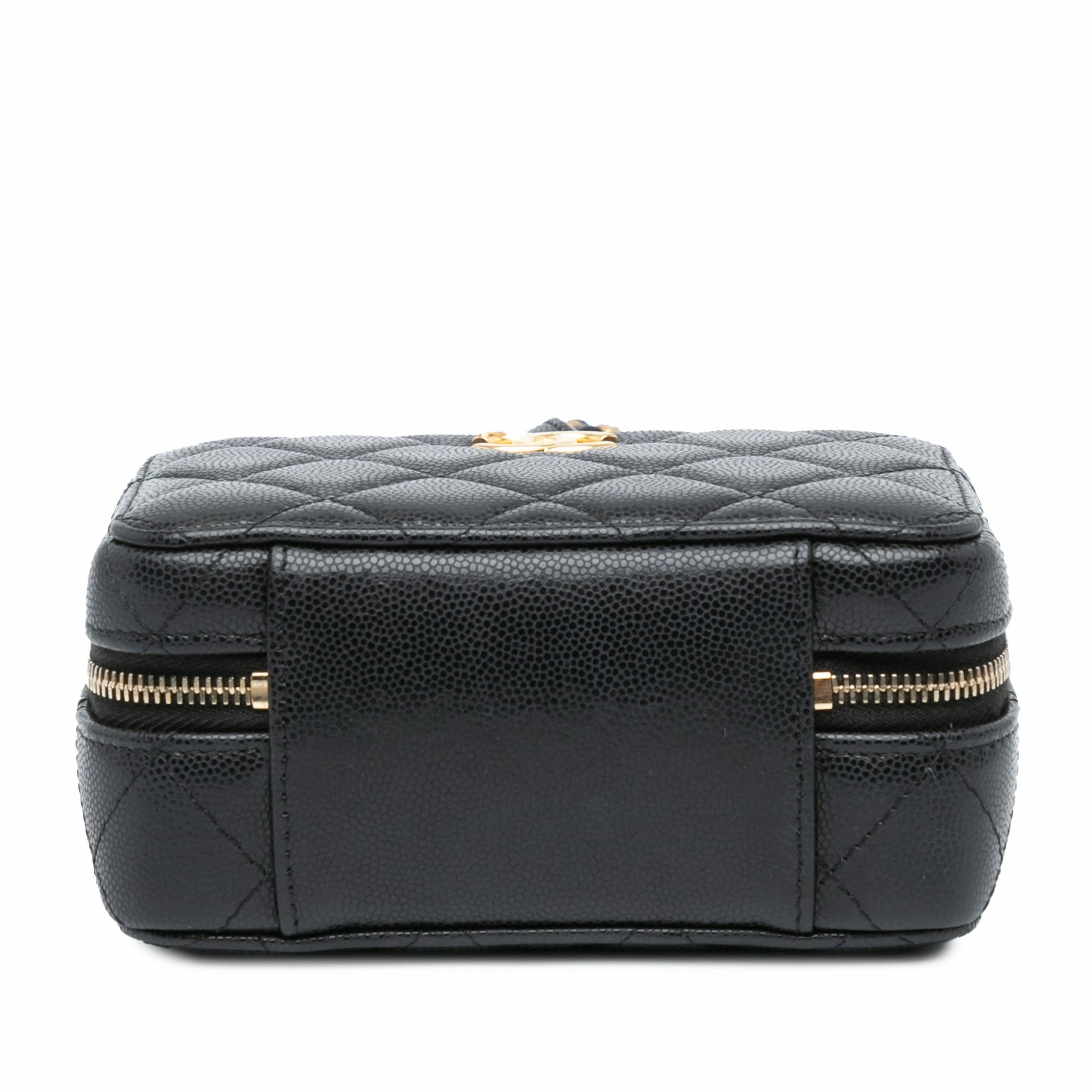Chanel Quilted Caviar Twist Your Buttons Crossbody (21701)
