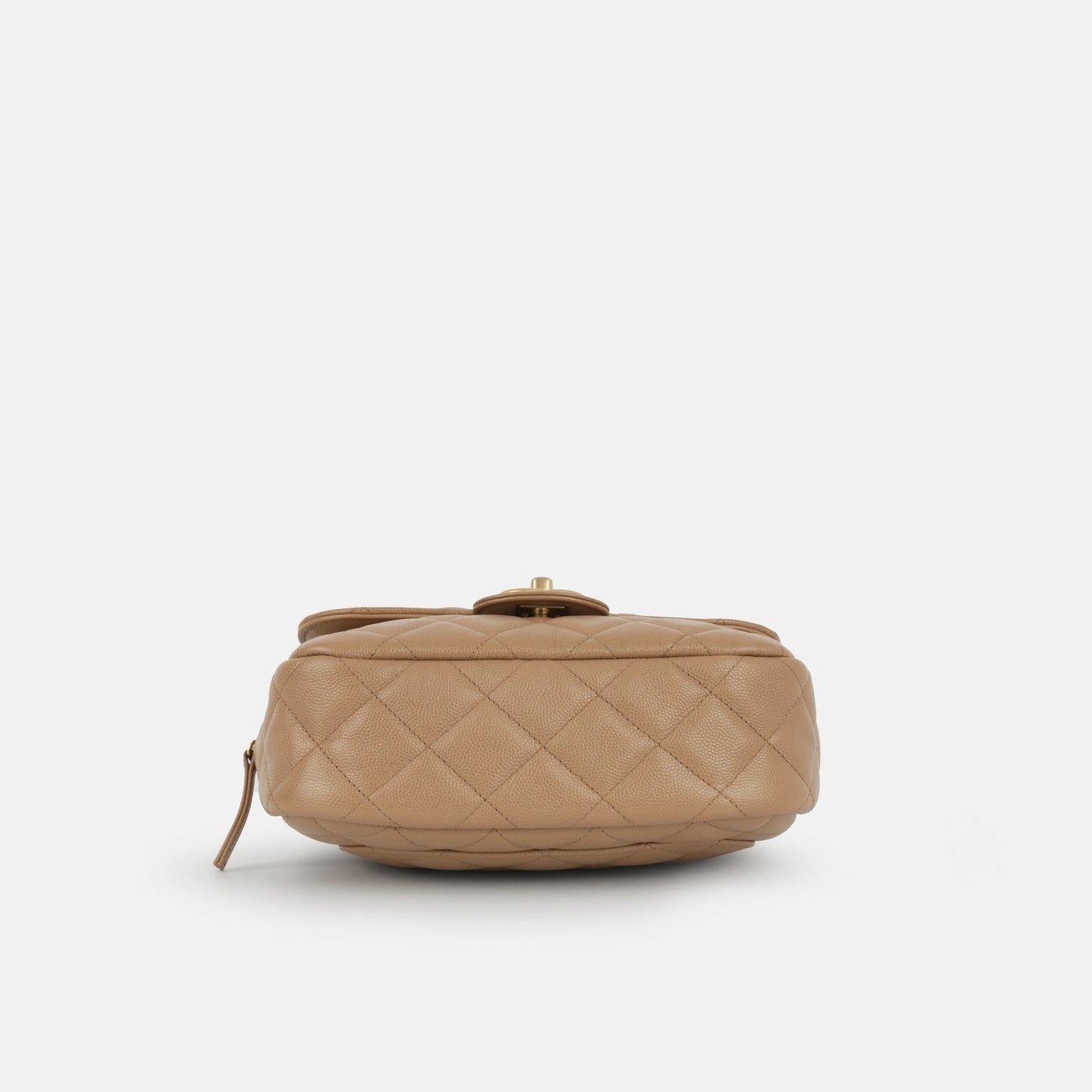 Chanel Seasonal Camera Flap - Caramel Caviar AGHW - Pre-Loved - 2023