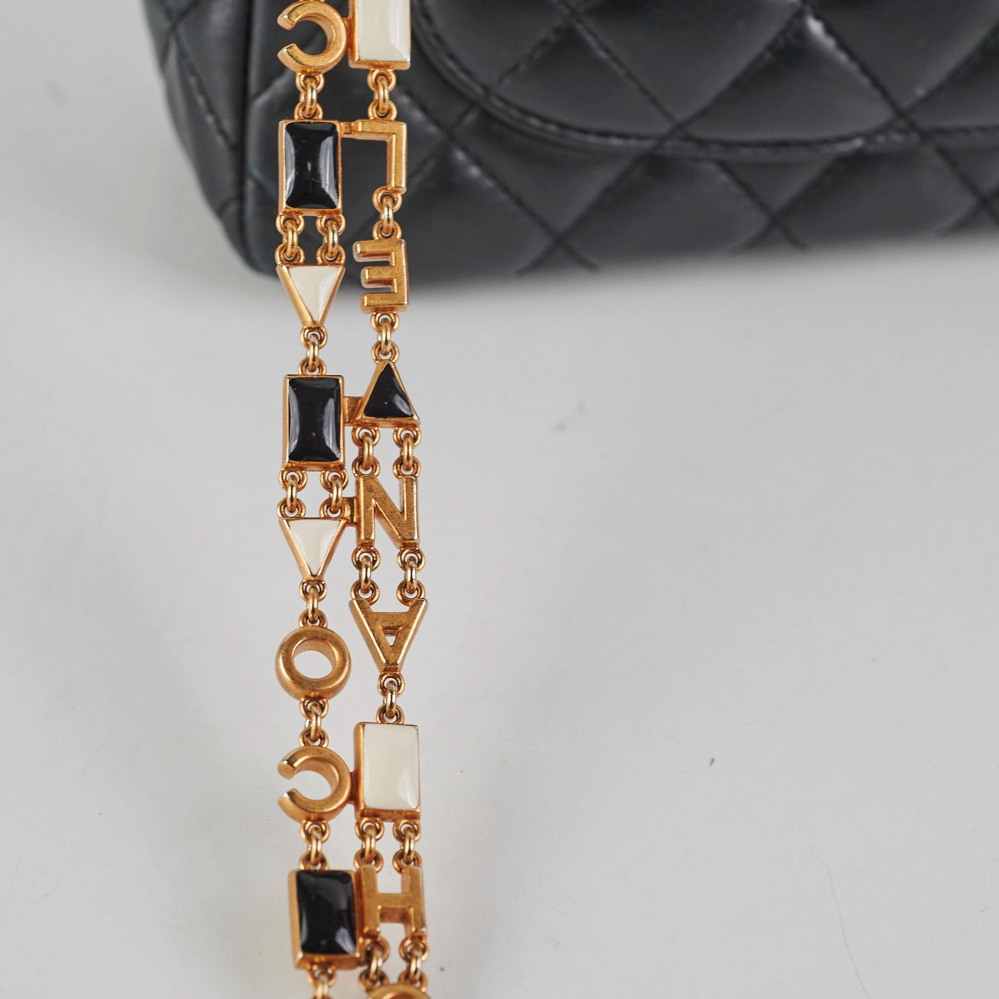 Chanel Seasonal Square Flap Lambskin Black