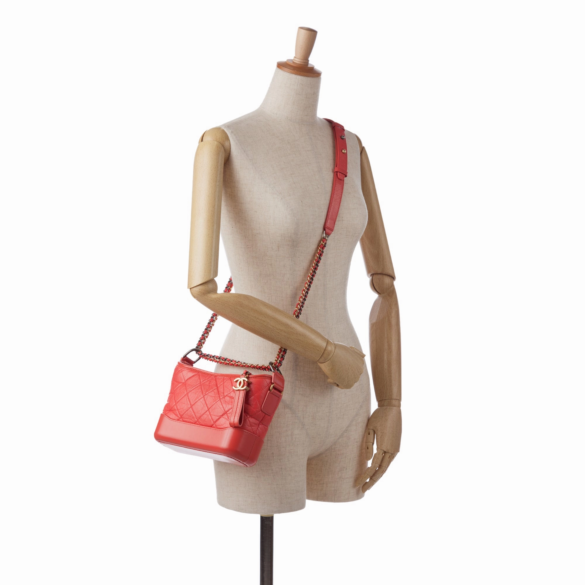 Chanel Small Chevron Lambskin Gabrielle Crossbody