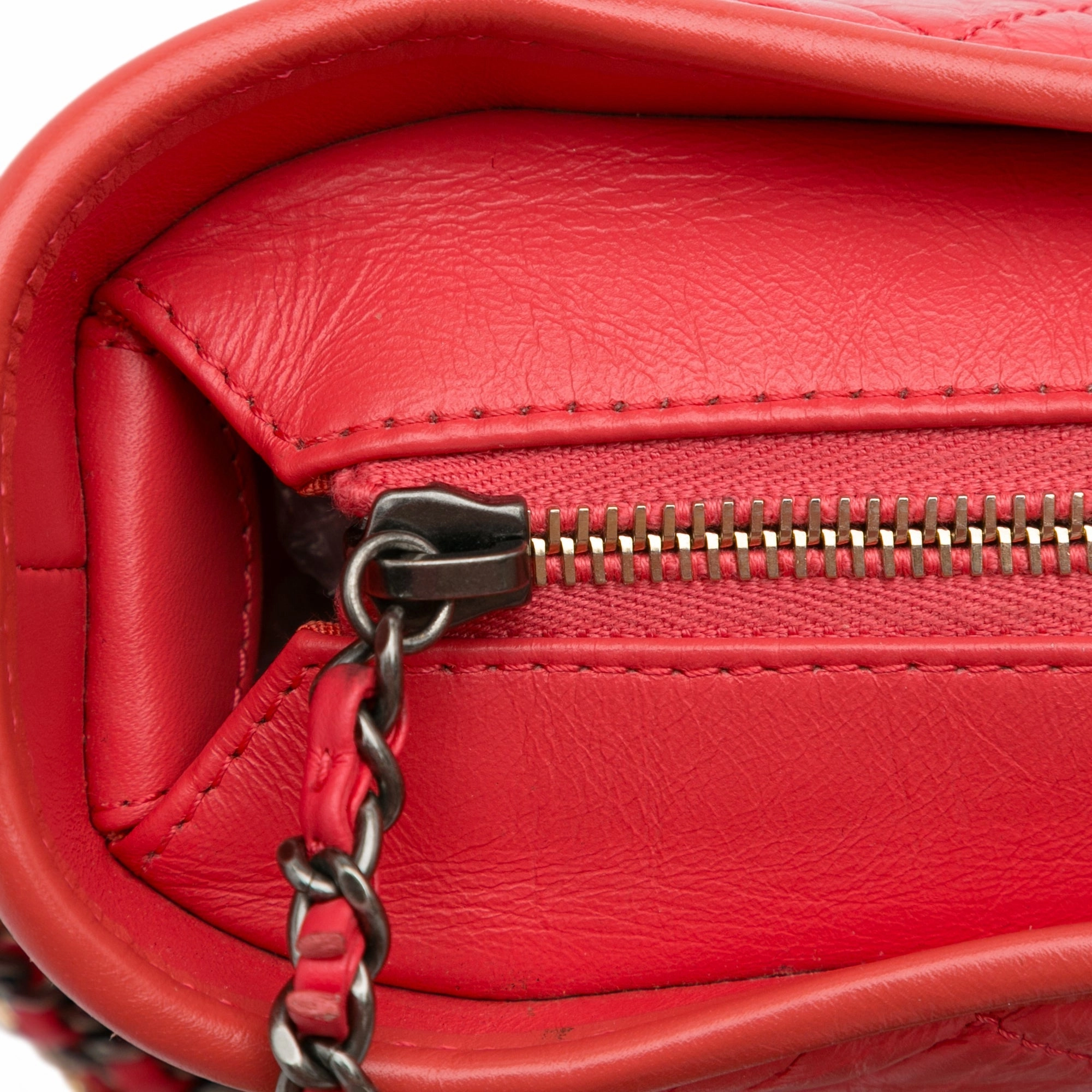 Chanel Small Chevron Lambskin Gabrielle Crossbody