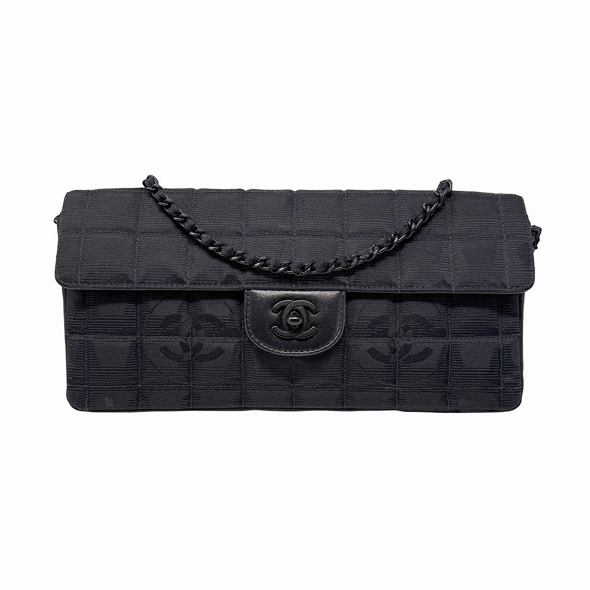 Chanel Travel Ligne E/W Flap Shoulder Bag