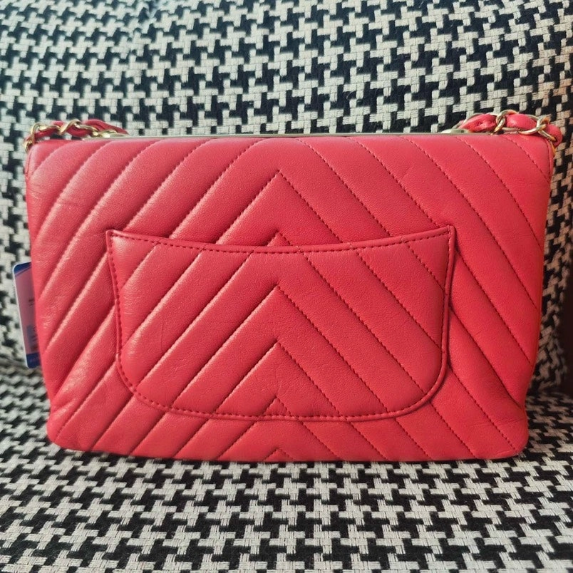 Chanel Trendy CC WOC Chain Bag - Pink Leather Crossbody
