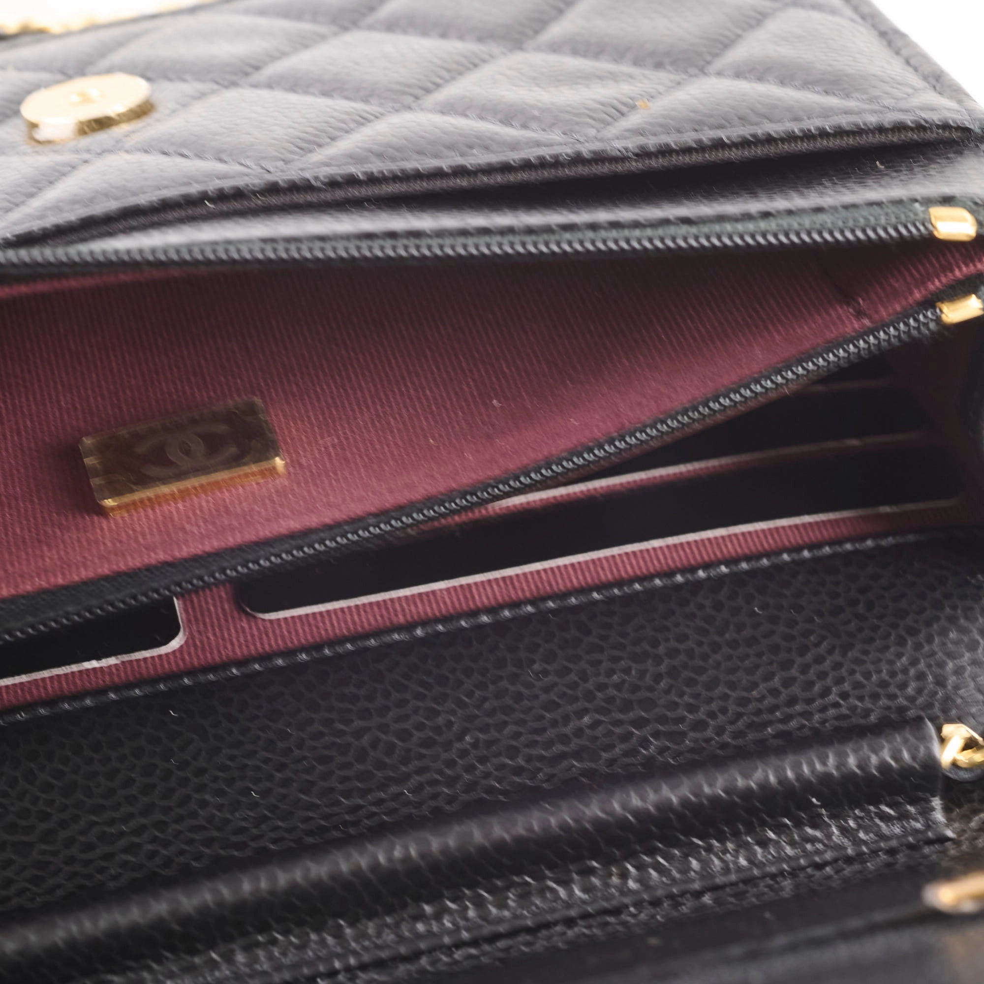 Chanel WOC Black Caviar GHW