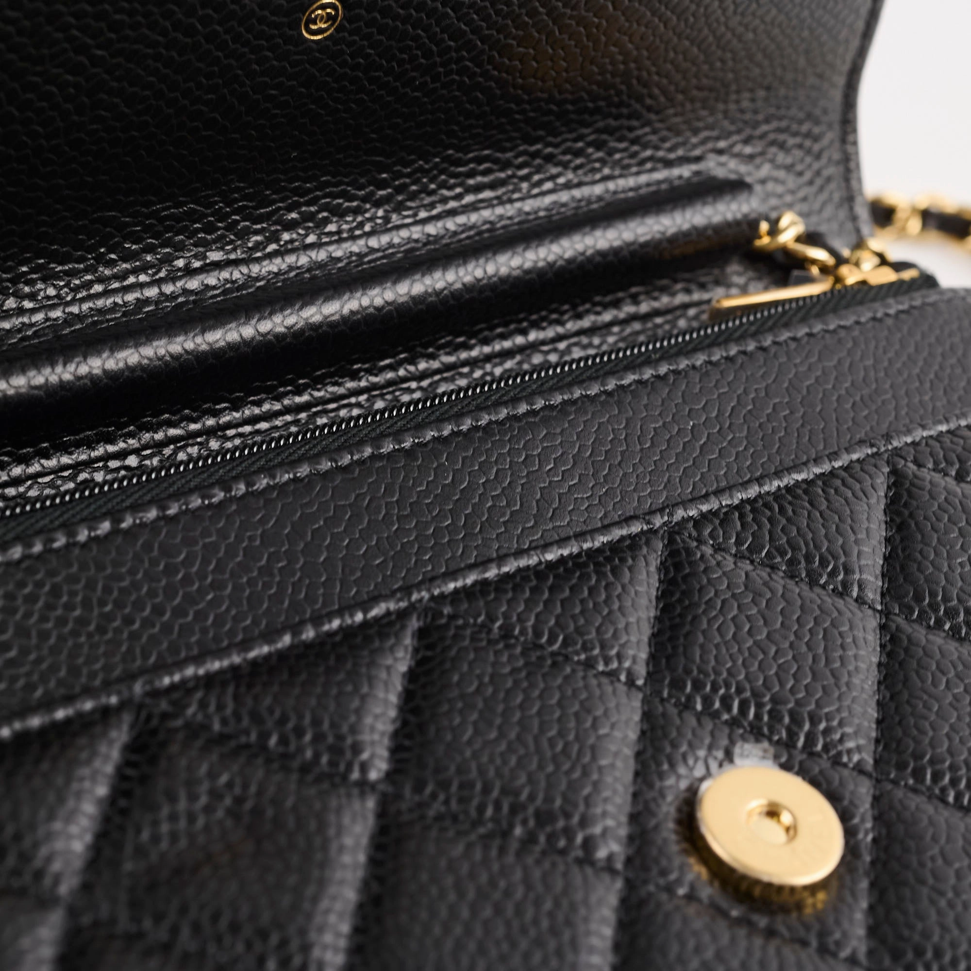 Chanel WOC Black Caviar GHW