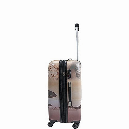 Chariot 20" Lightweight Spinner Carry-on Upright Suitcase-Pilot Dog