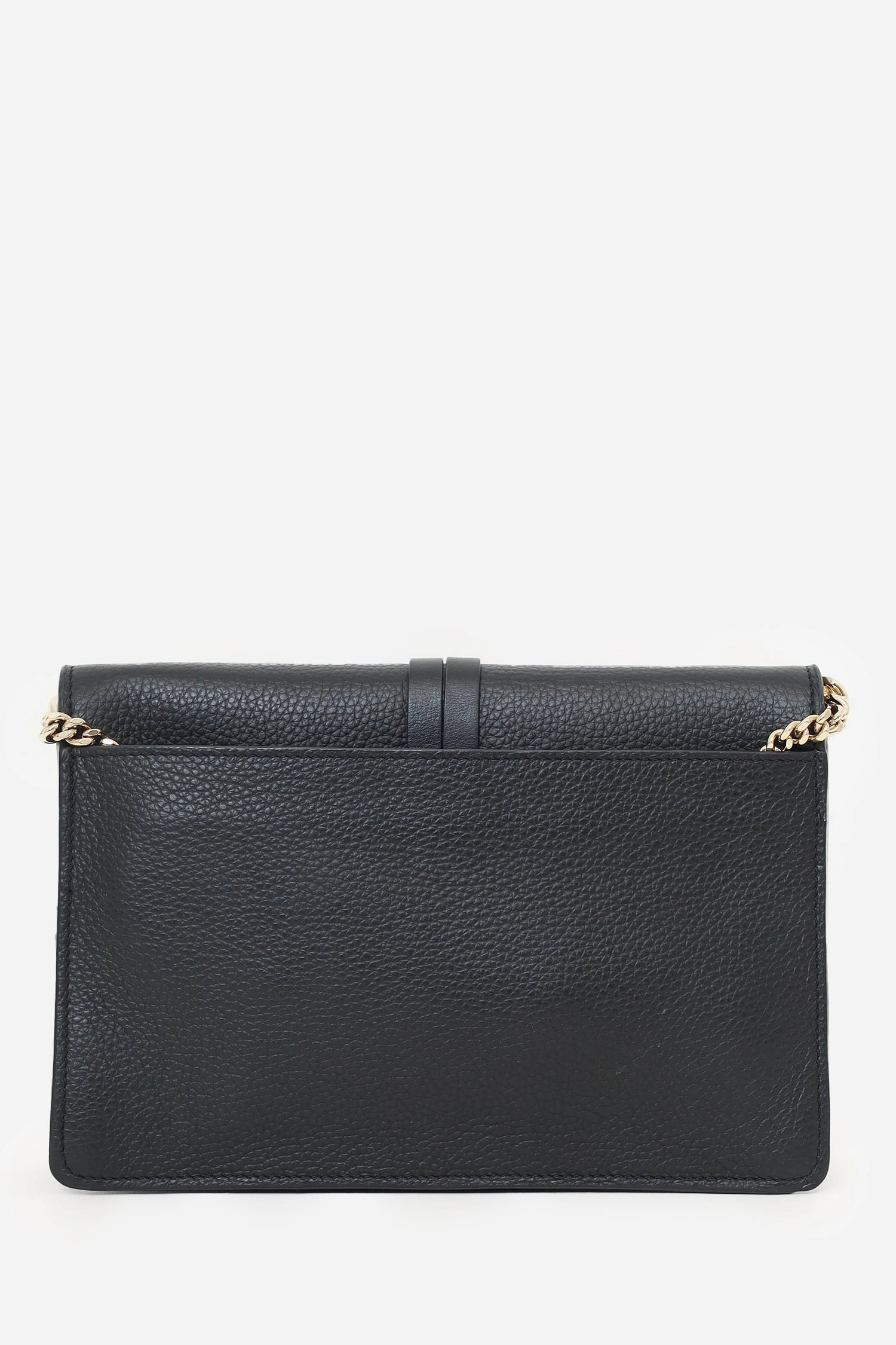 Chloe Black Leather 'Alphabet' Crossbody Bag