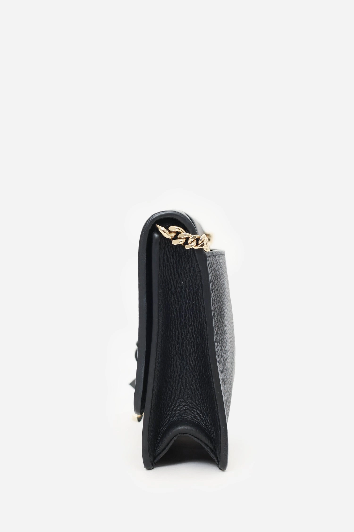 Chloe Black Leather 'Alphabet' Crossbody Bag