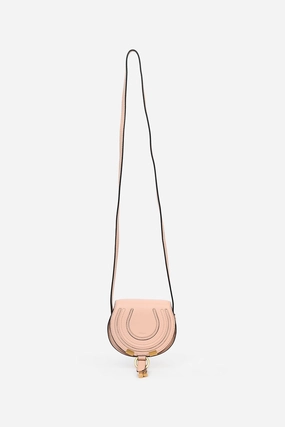 Chloe Pink Leather Nano 'Marcie' Shoulder Bag