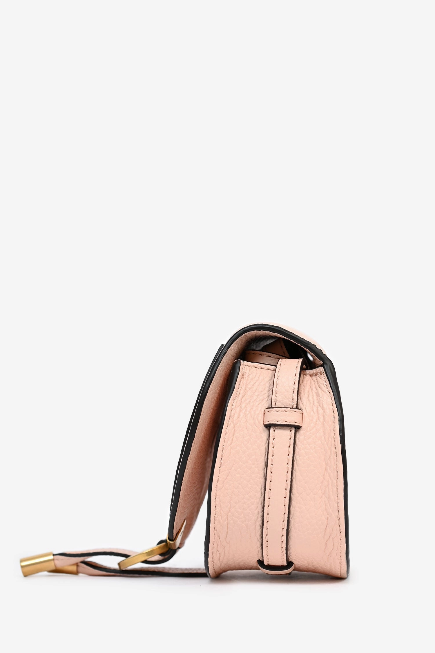 Chloe Pink Leather Nano 'Marcie' Shoulder Bag