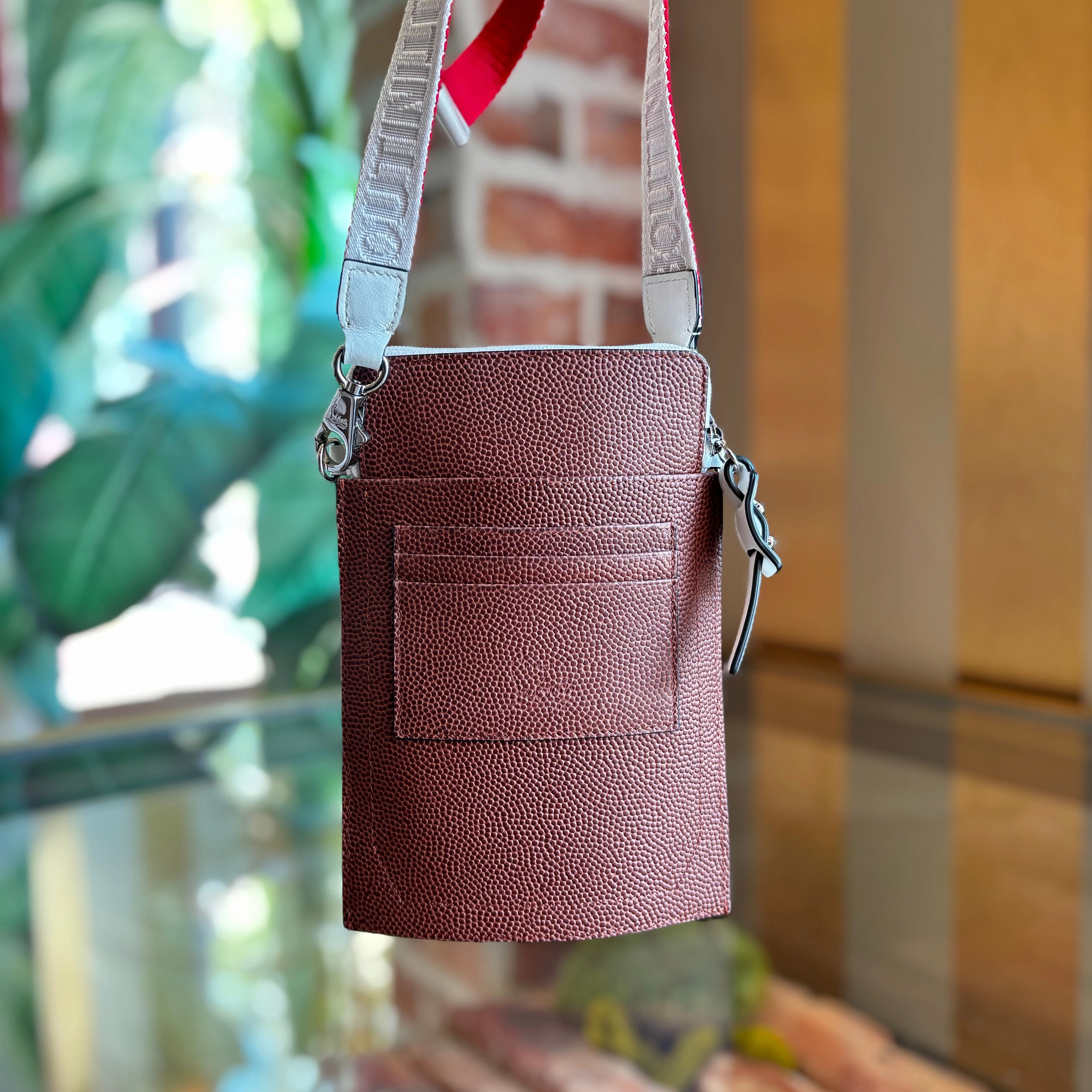 CHRISTAION LOUBOUTIN Loubilab Spiked Leather Crossbody Bag