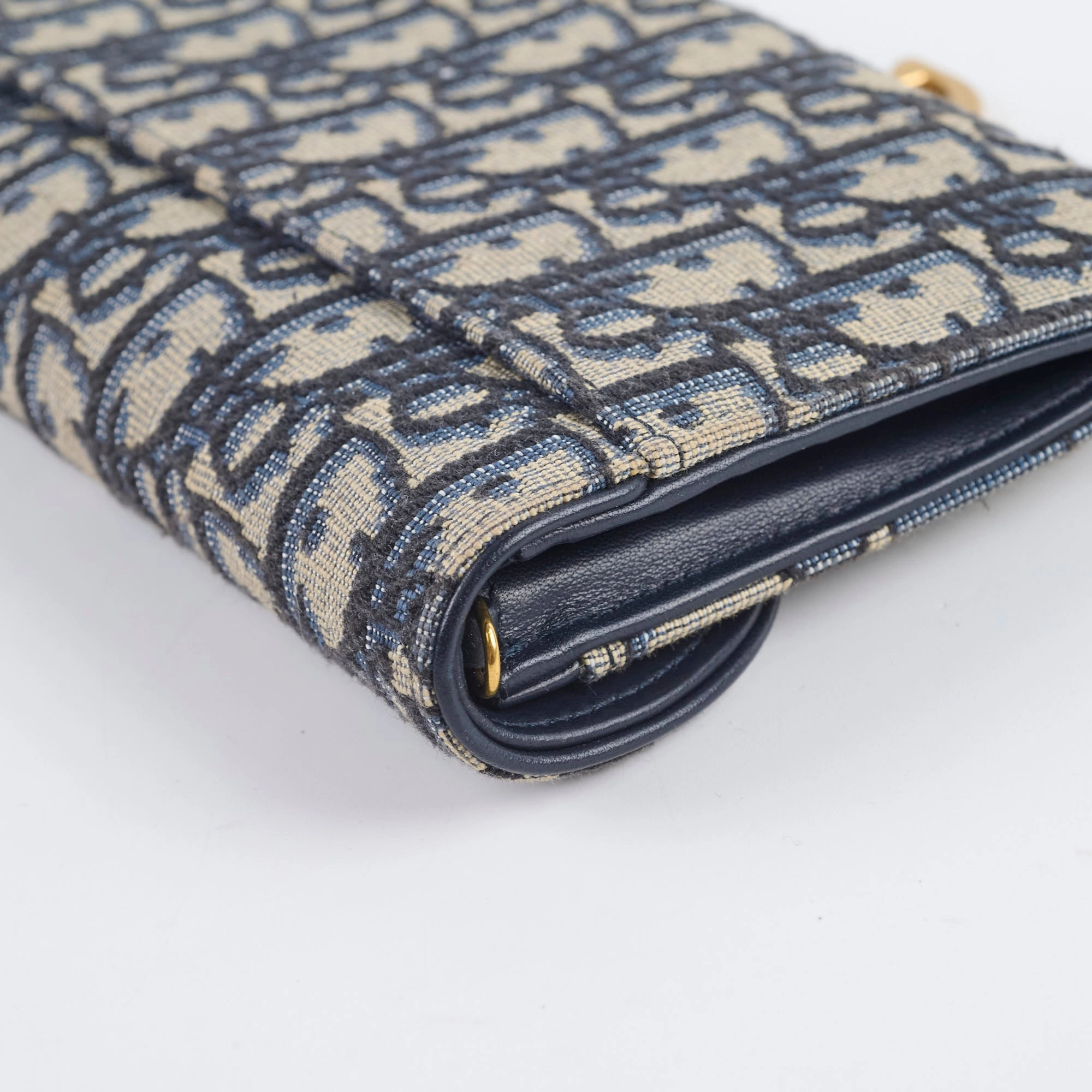 Christian Dior Oblique Saddle Wallet on Chain WOC