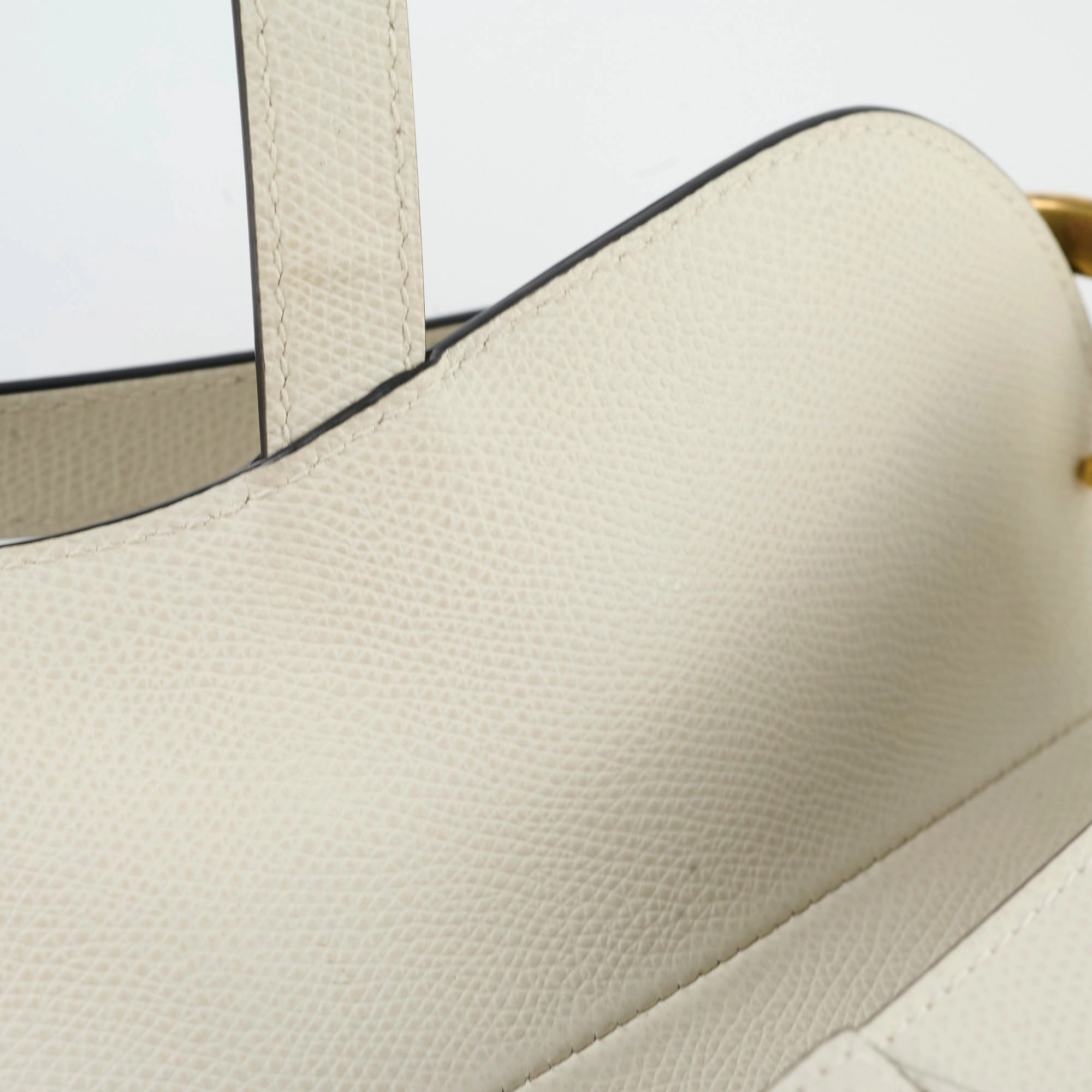 Christian Dior Saddle Bag Ivory