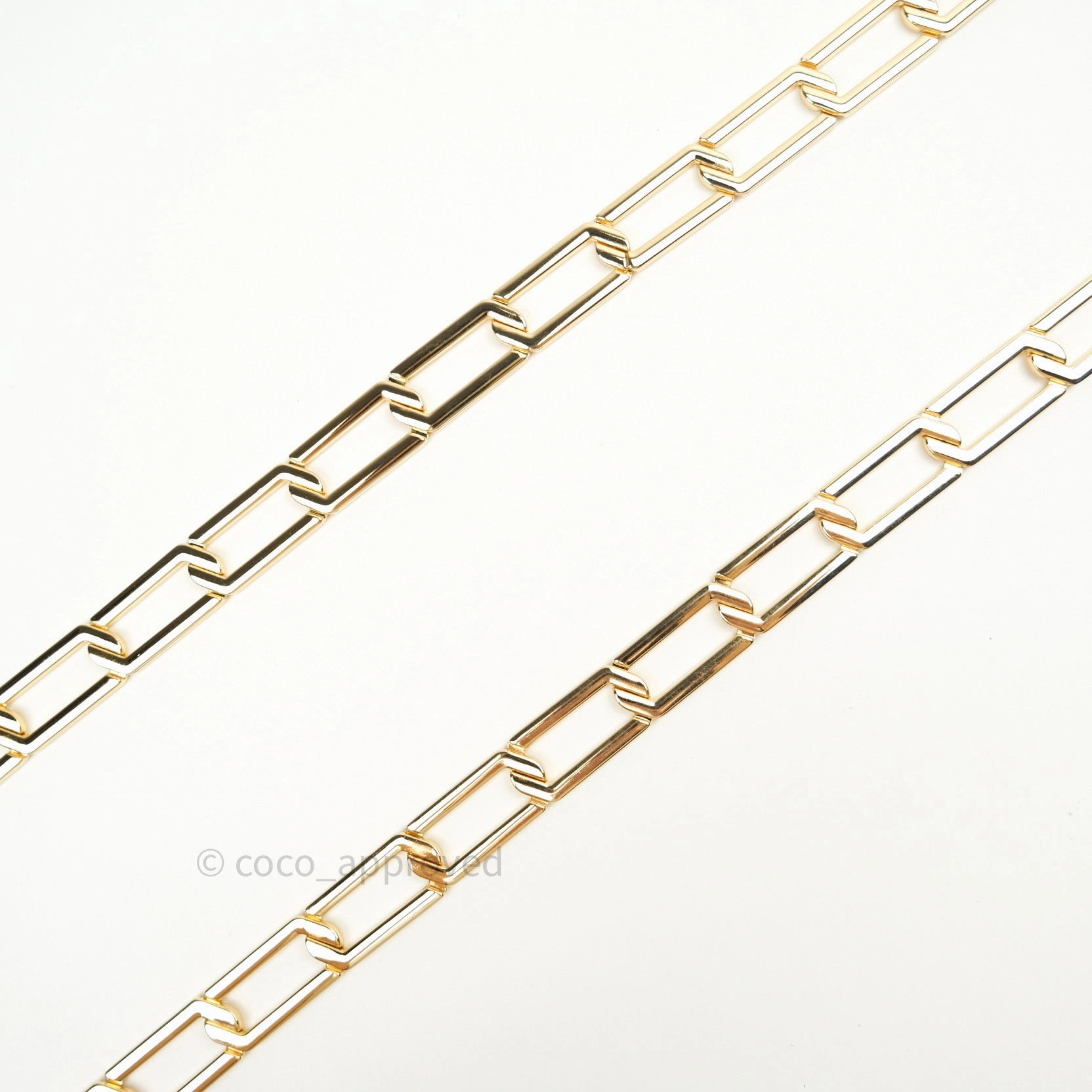CK Thin Flat Chain (Gold)