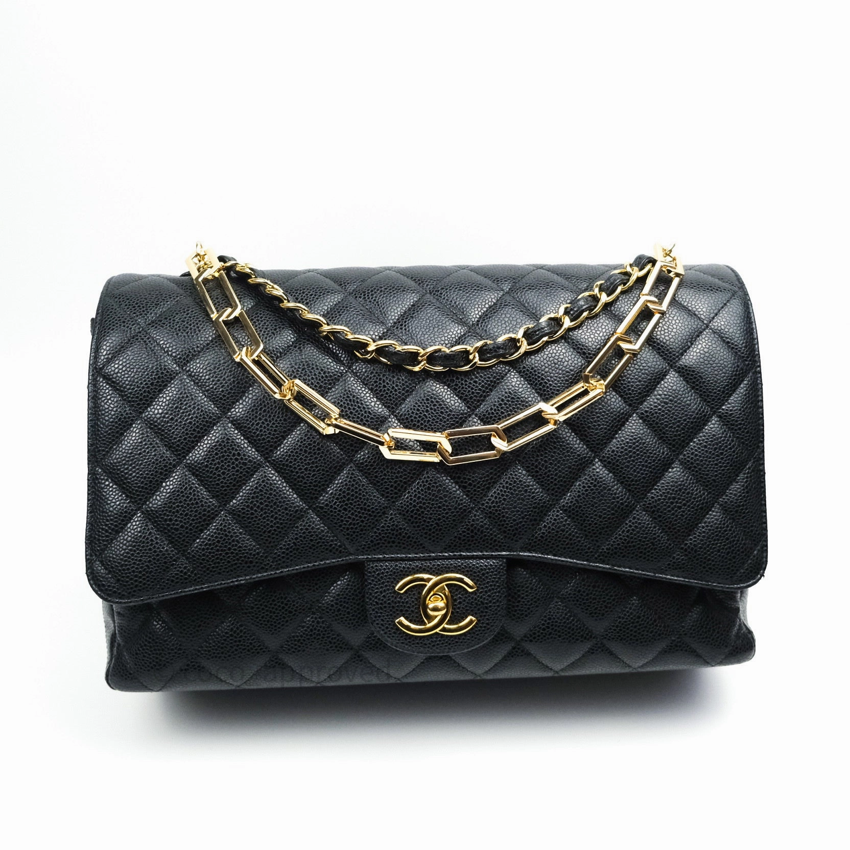CK Thin Flat Chain (Gold)