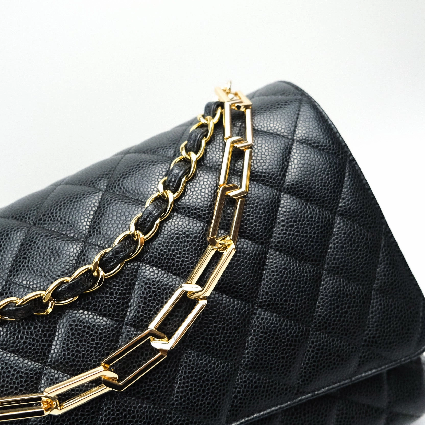 CK Thin Flat Chain (Gold)