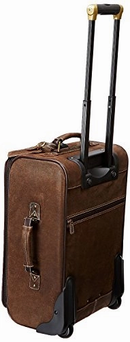 Claire Chase Classic Carry-On Luggage 22" Pullman, Rolling Suitcase In Saddle