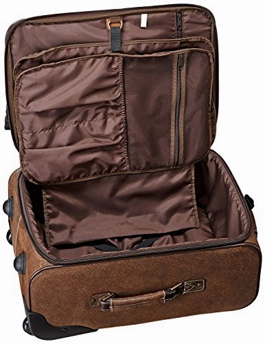 Claire Chase Classic Carry-On Luggage 22" Pullman, Rolling Suitcase In Saddle