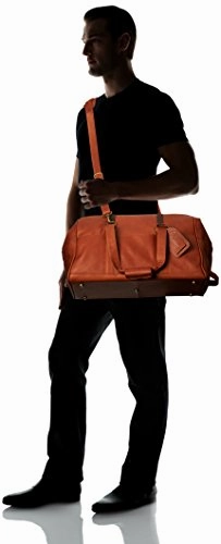Claire Chase Vintage Duffel, Saddle, One Size