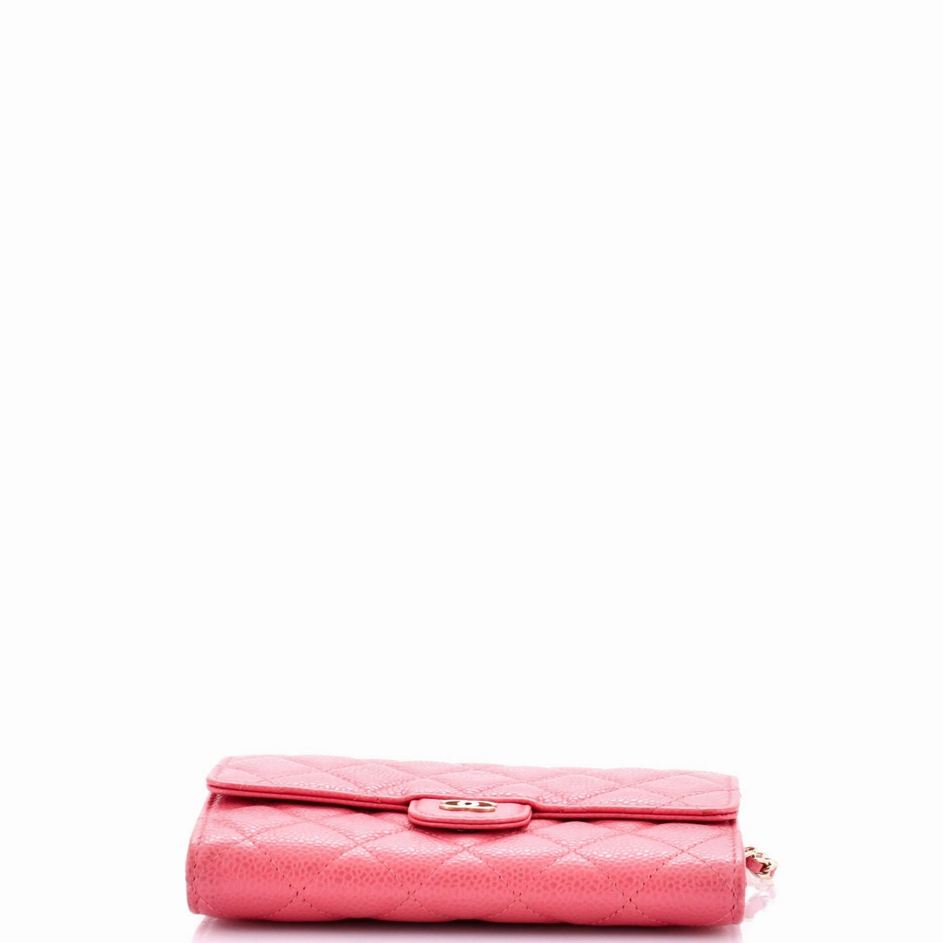 Classic Flap Wallet Crossbody Bag Quilted Caviar Mini