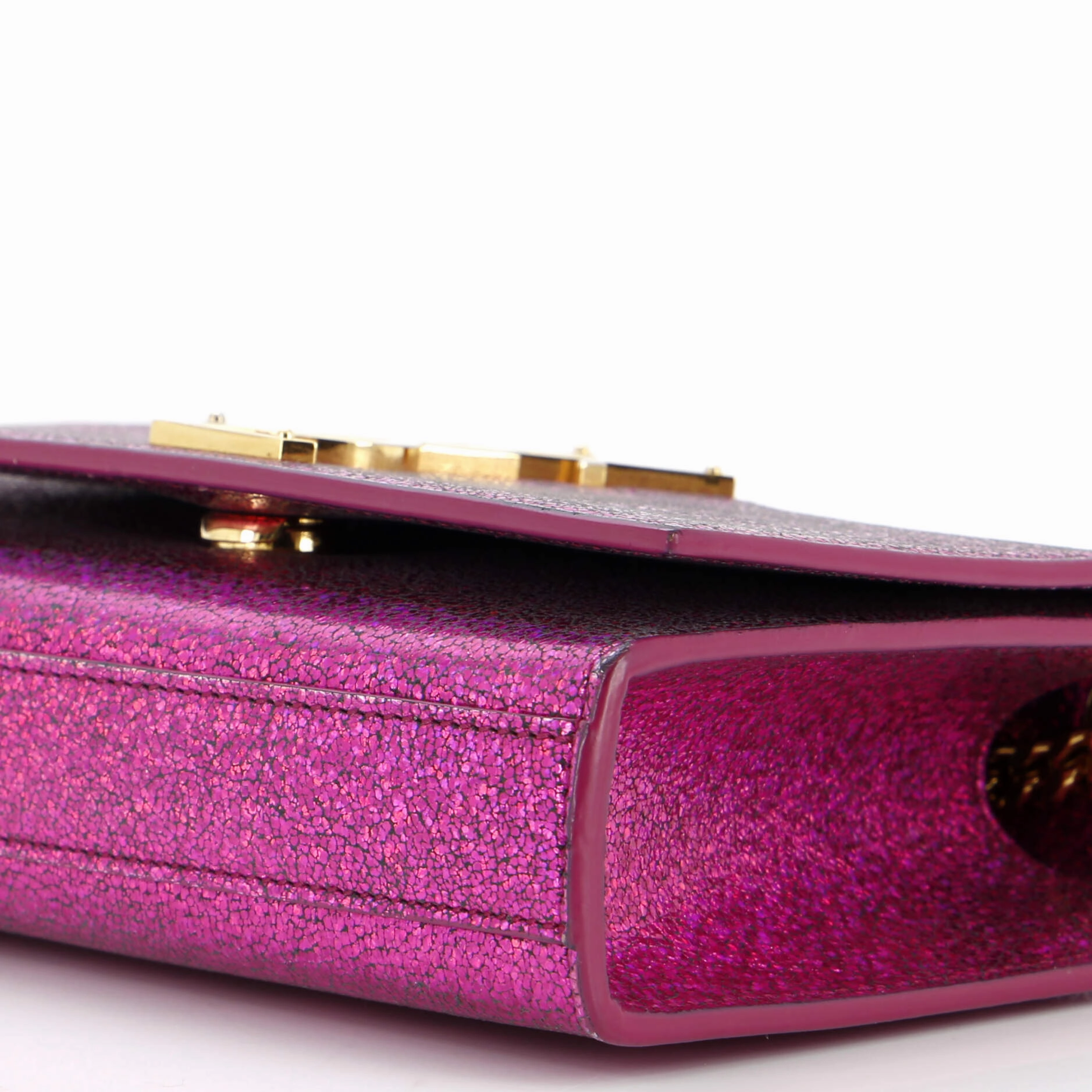 Classic Monogram Crossbody Bag Glitter Leather Small