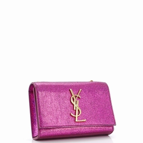 Classic Monogram Crossbody Bag Glitter Leather Small