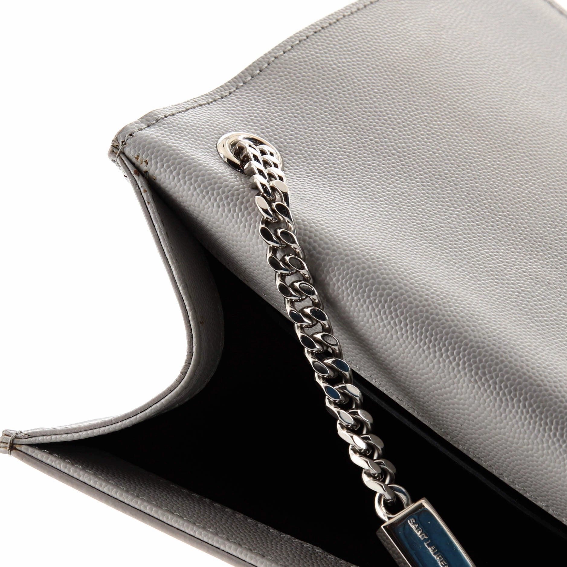 Classic Monogram Crossbody Bag Grainy Leather Large