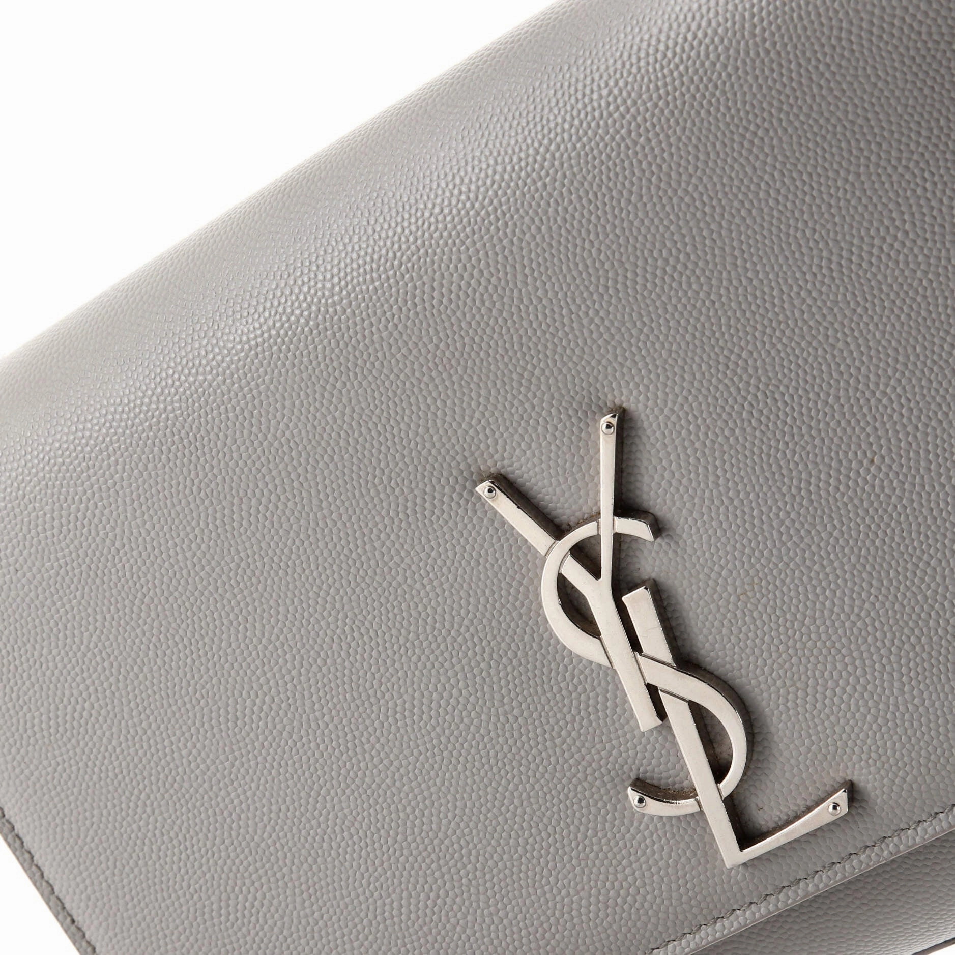 Classic Monogram Crossbody Bag Grainy Leather Large
