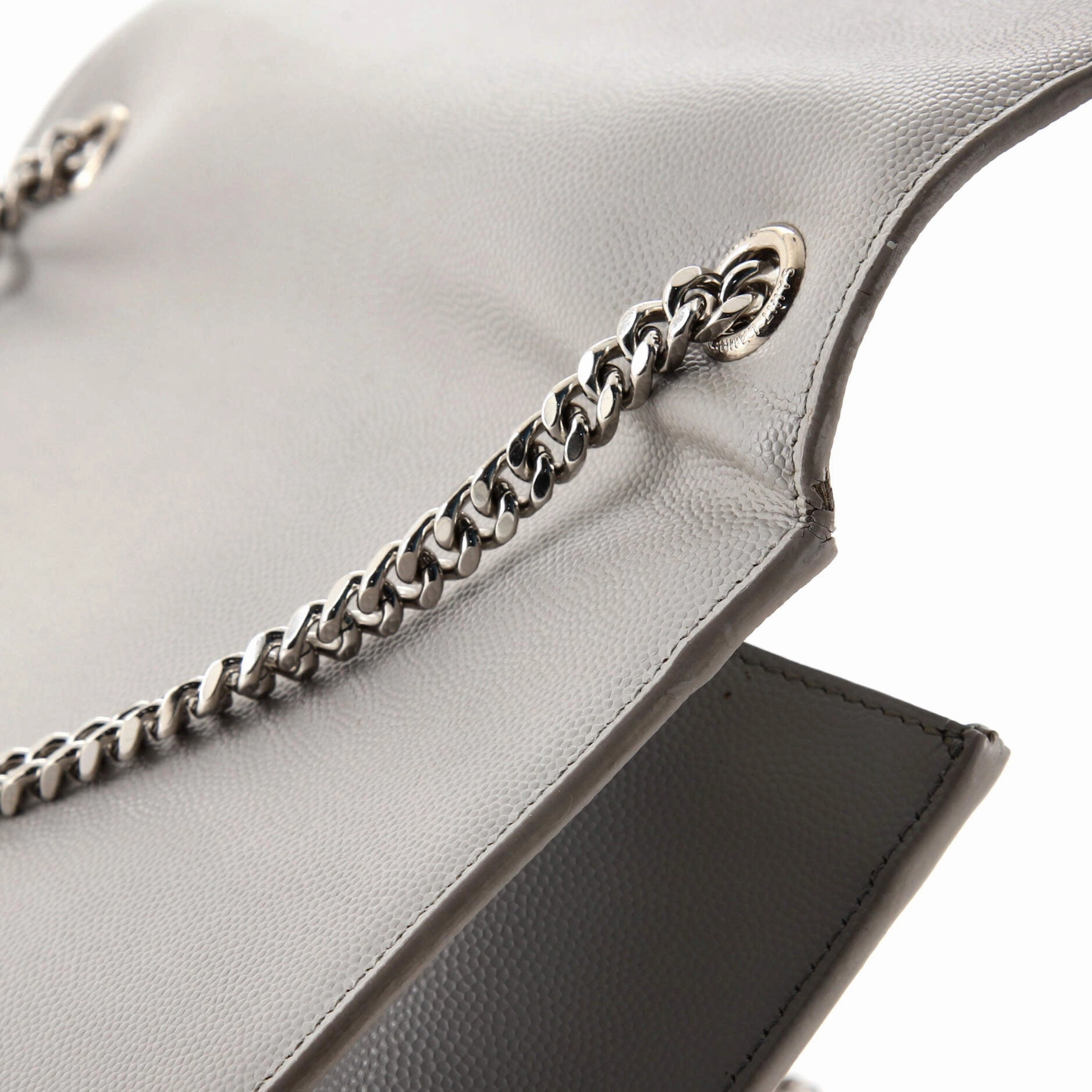 Classic Monogram Crossbody Bag Grainy Leather Large