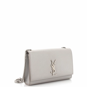 Classic Monogram Crossbody Bag Grainy Leather Large