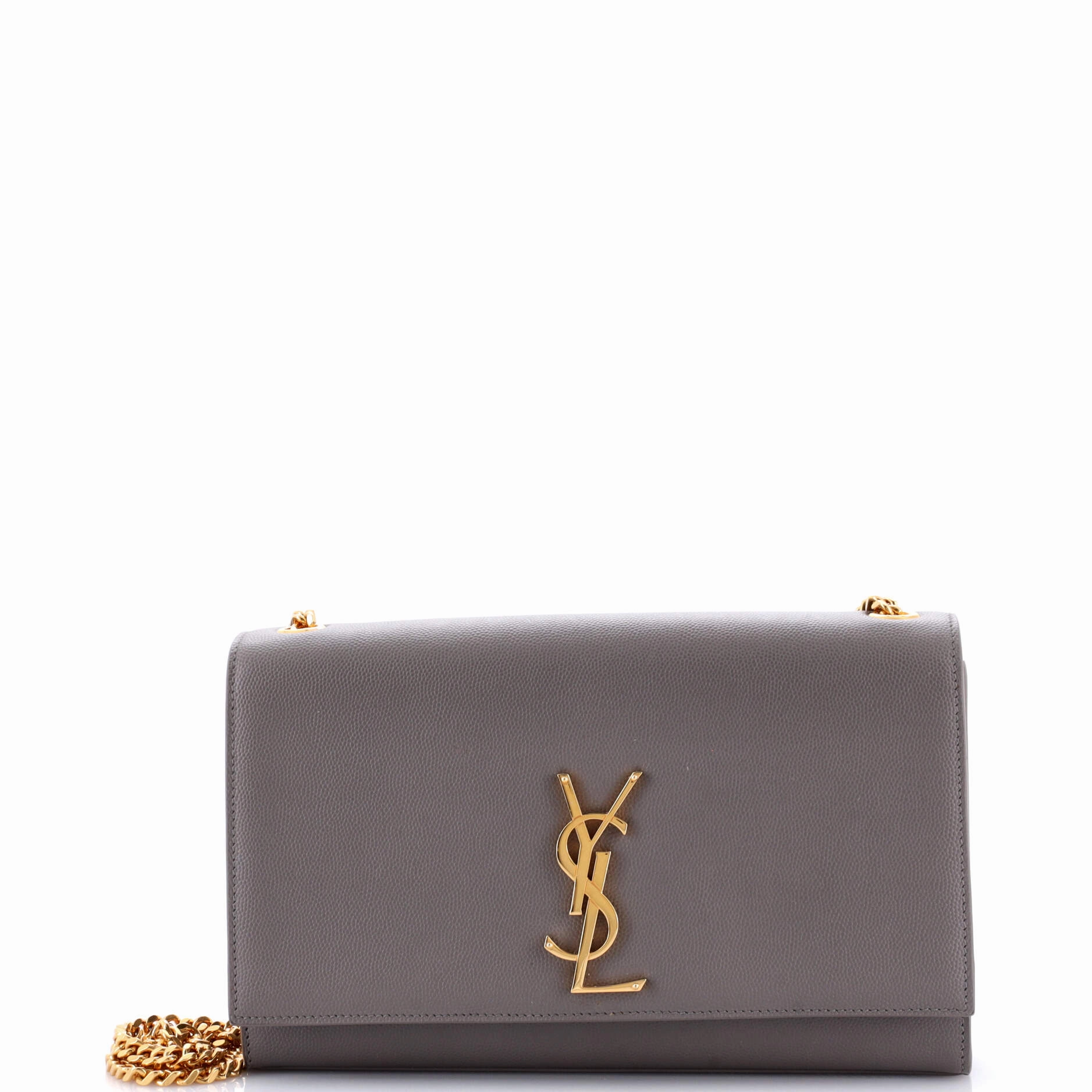 Classic Monogram Crossbody Bag Grainy Leather Medium
