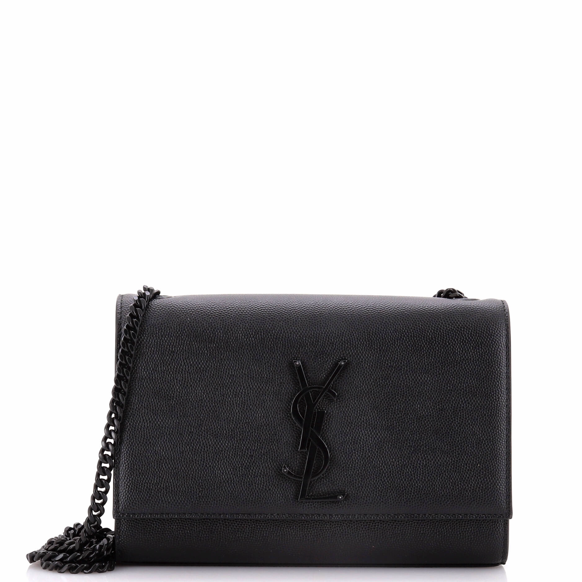 Classic Monogram Crossbody Bag Grainy Leather Small