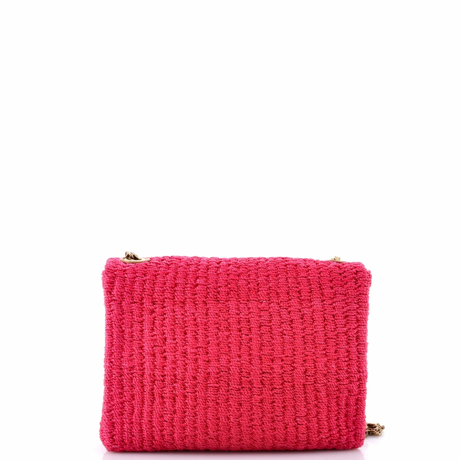 Classic Monogram Crossbody Bag Raffia