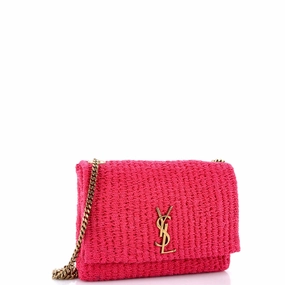 Classic Monogram Crossbody Bag Raffia