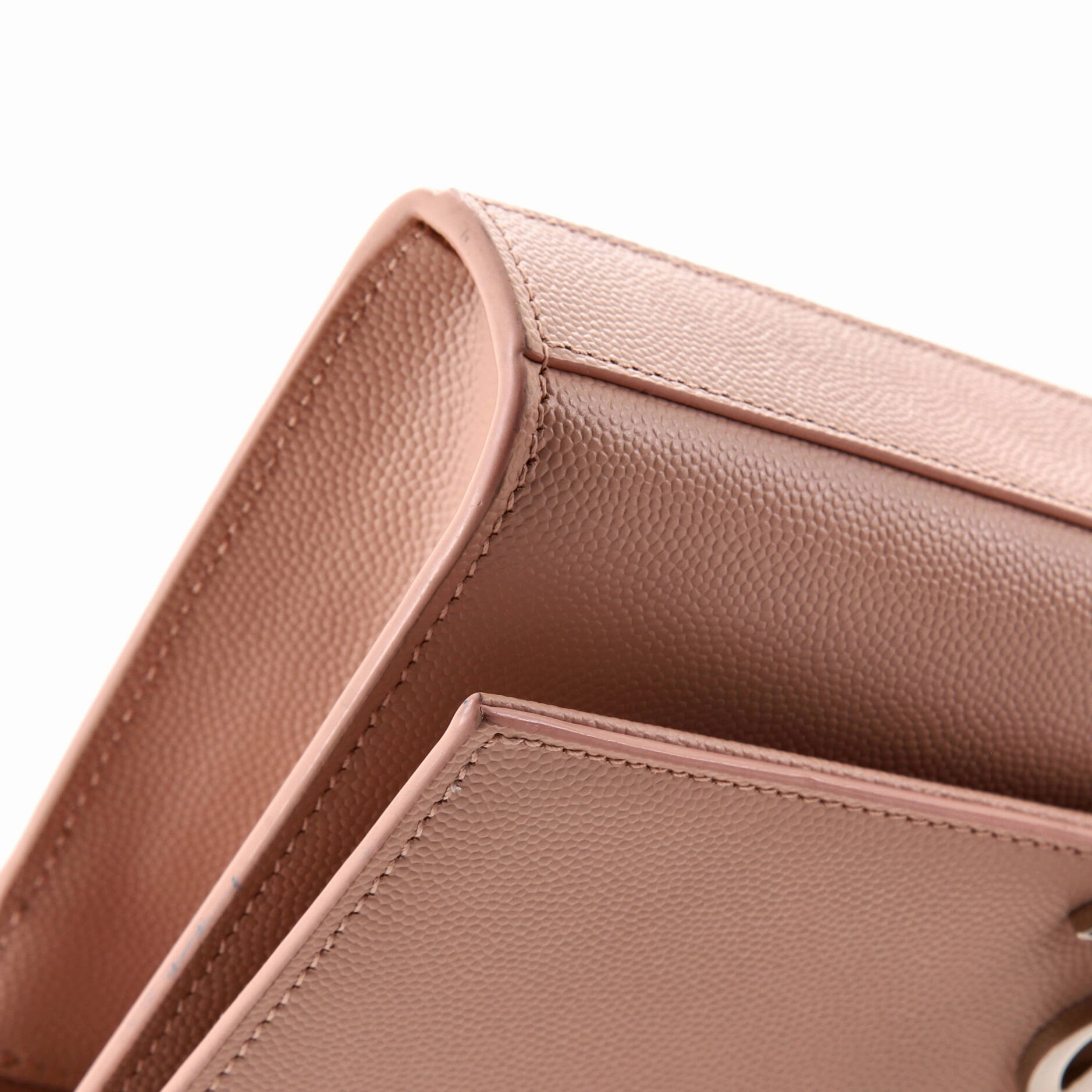 Classic Monogram Tassel Crossbody Bag Grainy Leather Small