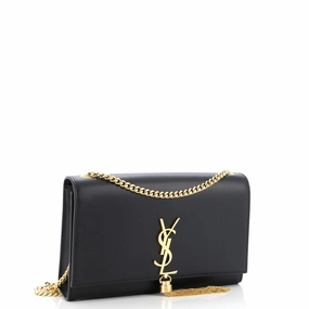 Classic Monogram Tassel Crossbody Bag Leather Medium