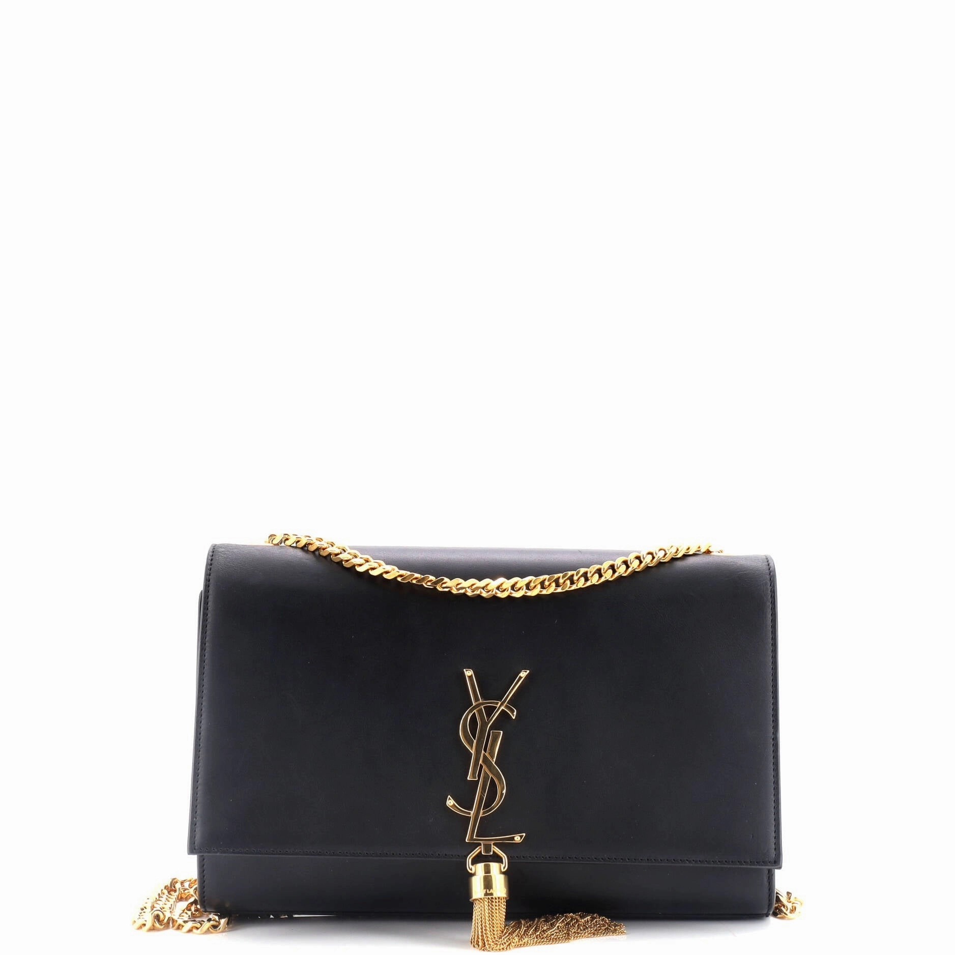 Classic Monogram Tassel Crossbody Bag Leather Medium