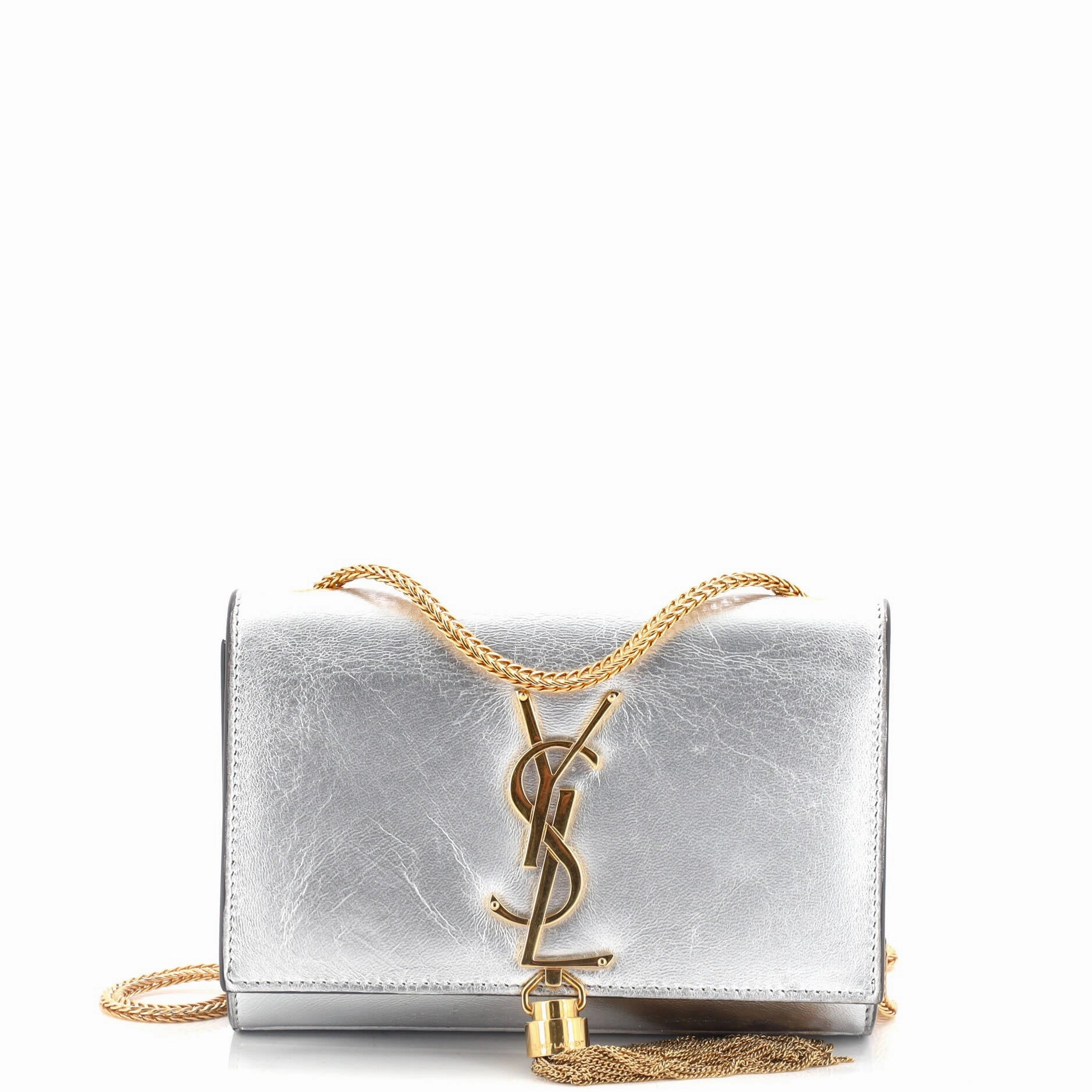 Classic Monogram Tassel Crossbody Bag Leather Small