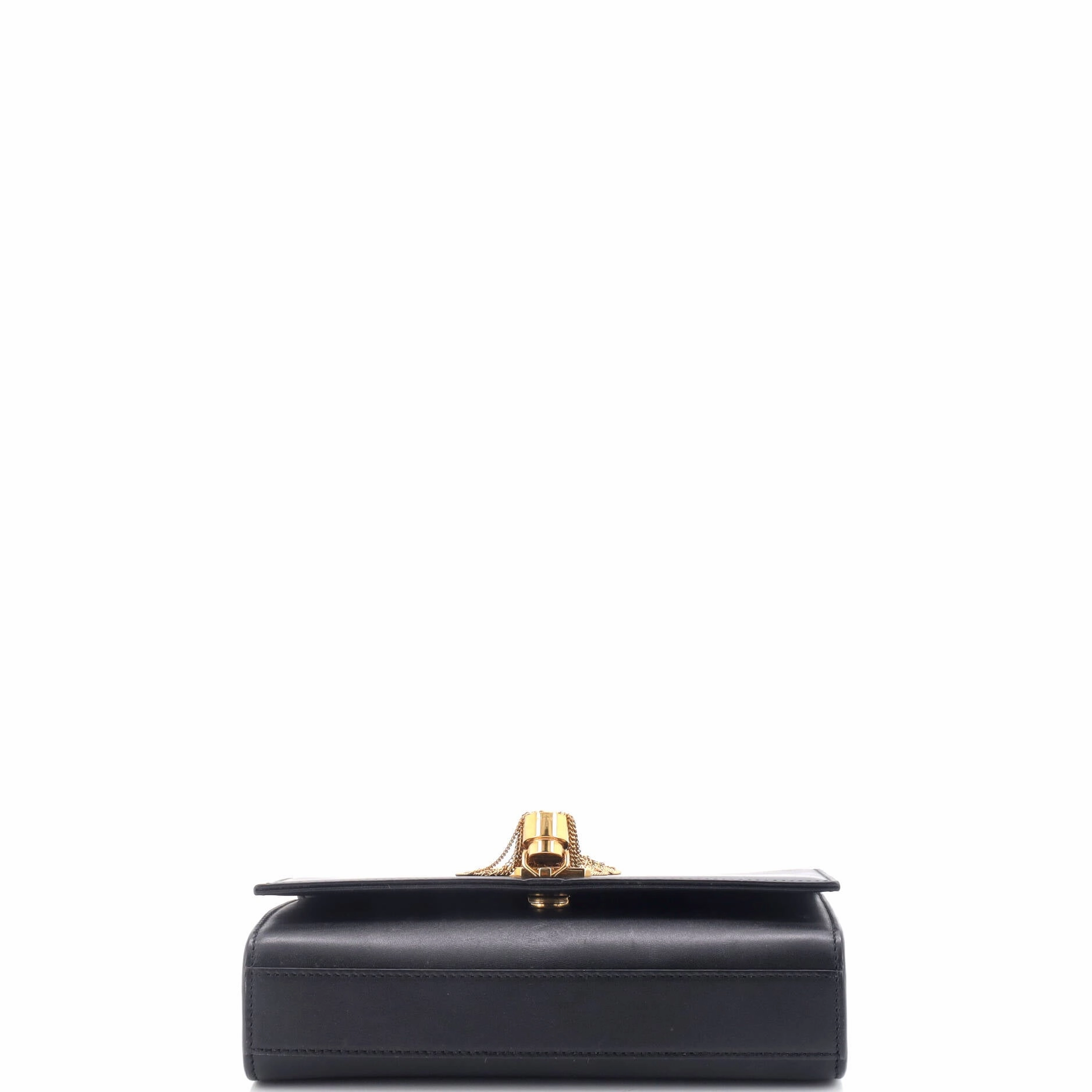 Classic Monogram Tassel Crossbody Bag Leather Small