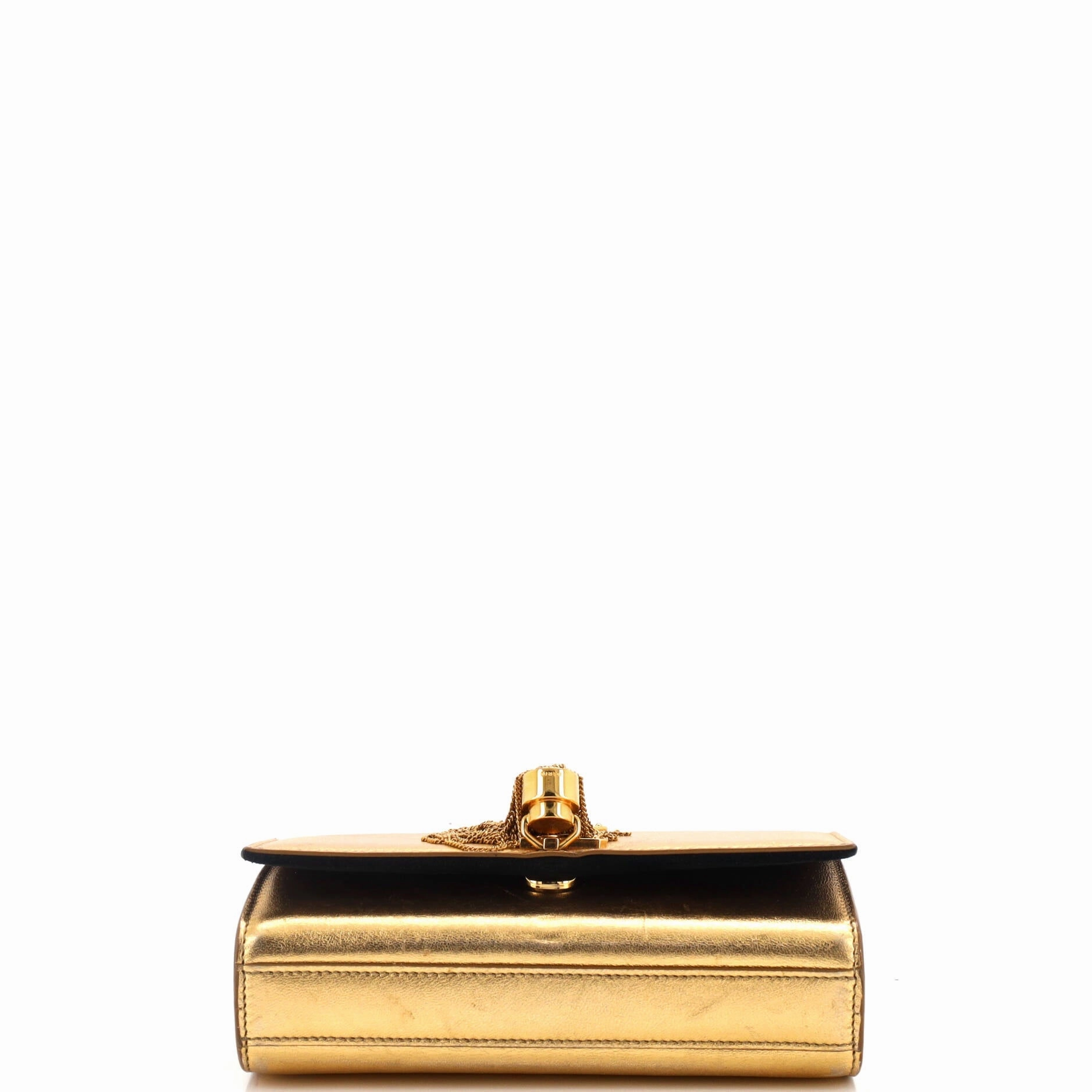 Classic Monogram Tassel Crossbody Bag Leather Small