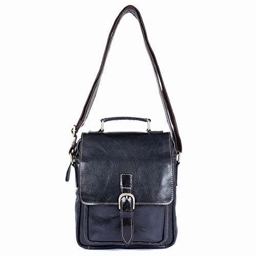 Clean Vintage Leather Cross Body Purse Shoulder Ipad Travel City Bag Retro Design For Men Women