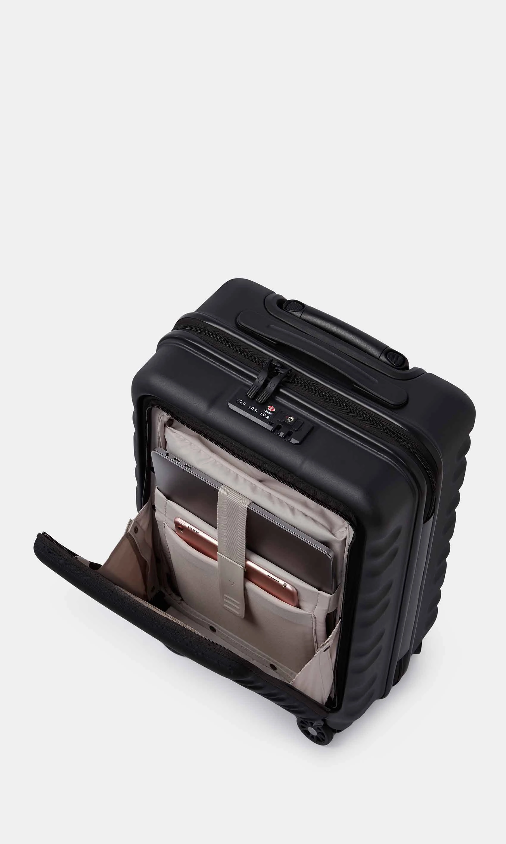 Clifton Carry-On With Pocket in Black