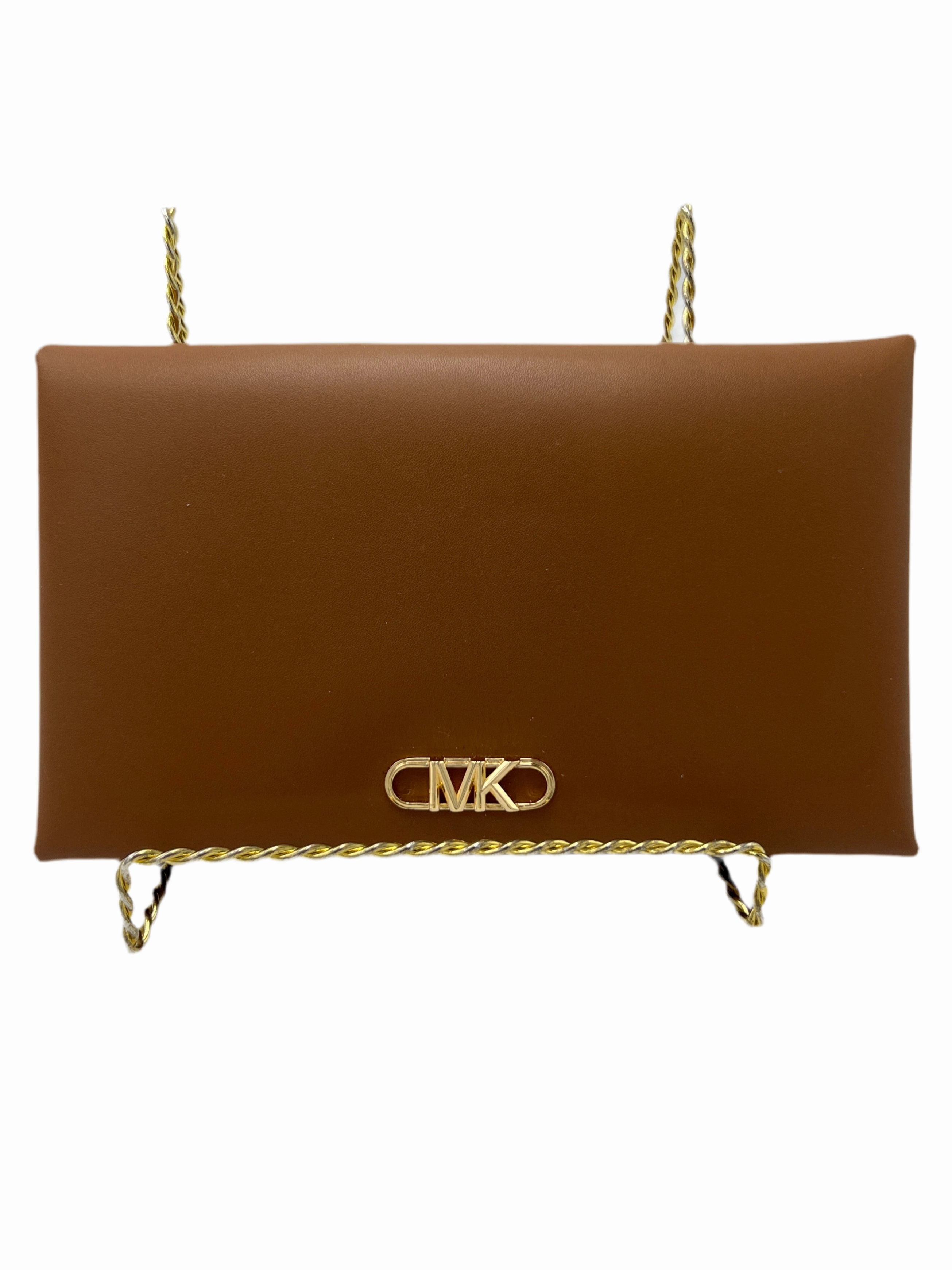 Clutch Leather Designer By Michael Kors
