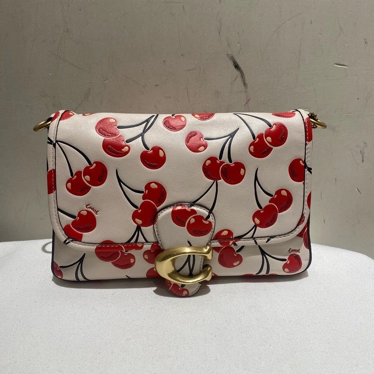 Coach Cherry Edition White Red Crossbody Bag Small