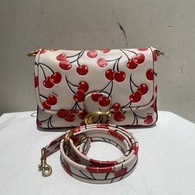 Coach Cherry Edition White Red Crossbody Bag Small