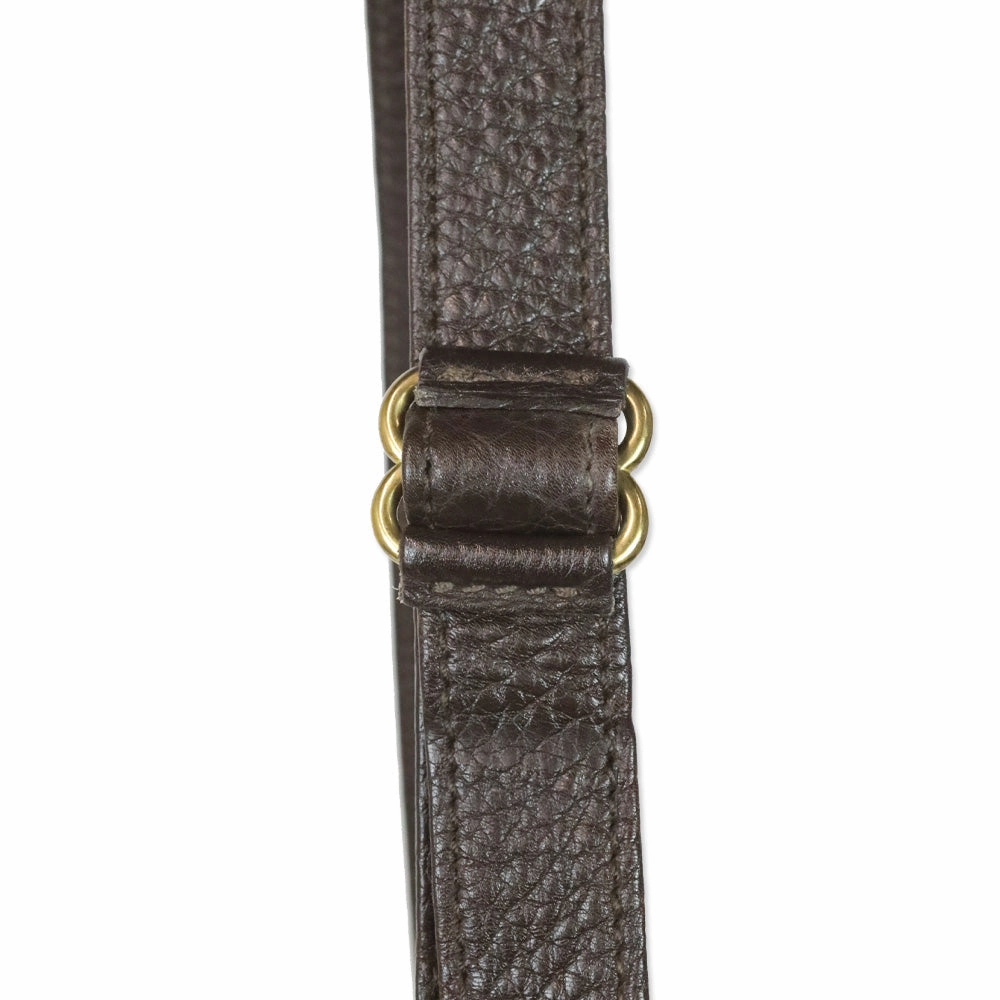 Coach Sonoma Brown Leather Flap Crossbody Bag